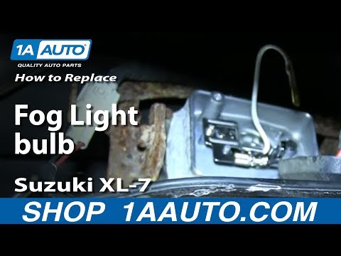 How To Replace Fog Light bulb Suzuki XL-7