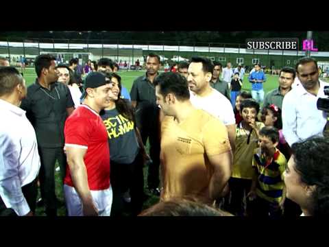 Charity Football Match With Aamir Khan and Salman Khan Part 1