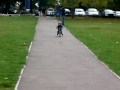 Alfie on his bmx bike