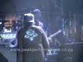 Bono imitates Nelson Mandela