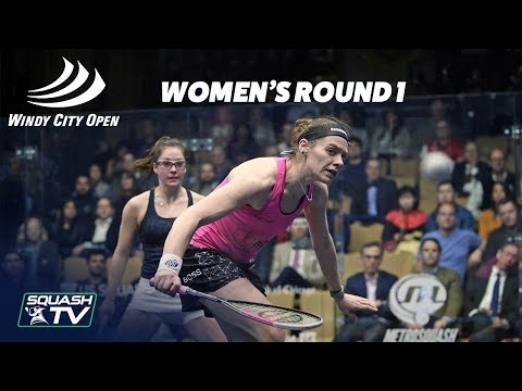 Squash: Windy City Open 2018 - Women's Rd 1 Roundup [Pt.1]