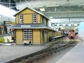 sp daylight passenger train in 1/29 scale with alco pa-1/pb-1/pa-1 locomotives on indoor track of peter cole, 2008 perth, western australia amra model train show (01)