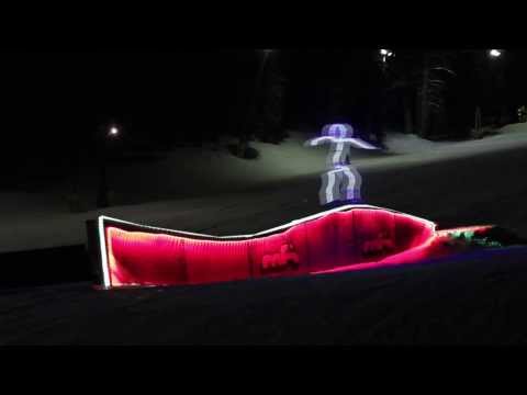 snow boarding - Want to win your own LED suit? http://www.GlowyZoey.com My video/photography page: http://www.facebook.com/roycephoto LED suit page: http://www.facebook.com/...
