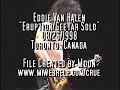 Eddie Van Halen- Eruption (Live 1998) Toronto