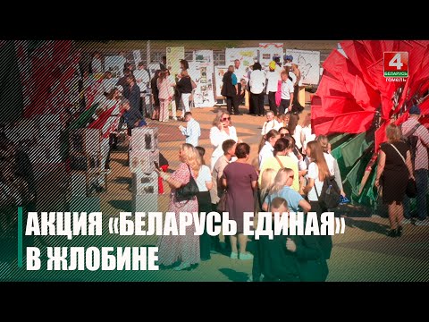 Республиканская акция «Беларусь единая» прошла в Жлобине видео