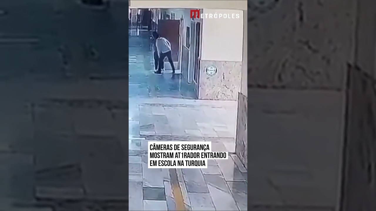Câmeras de segurança registraram ex-aluno antes de ataque em escola na Turquia