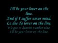 N-Euro - lover on the line - just lyrics