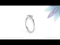 Engagement Rings - Partial Bezel Set Diamond Ring