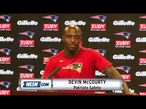 Video: Devin McCourty addresses media prior to Patriots Vs. Steelers