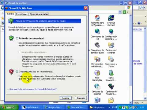 how to enable firewall in windows xp