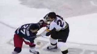 Cincinnati Cyclones Jimmy Bonneau vs Elmira Frank Littlejohn