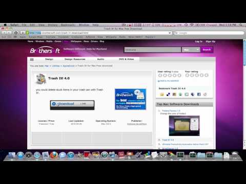 how to empty trash on mac