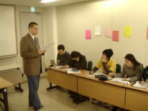Angry teacher in Seoul
