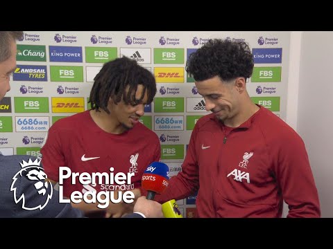 Video: Trent Alexander-Arnold, Curtis Jones on 3-0 win v. Leicester City | Premier League | NBC Sports