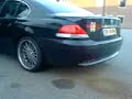 BMW E65 745i Exhaust Modification