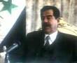 صدام قول و فعل