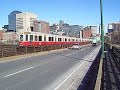 Red Line Longfellow Bridge Charles MGH river stop Boston MA