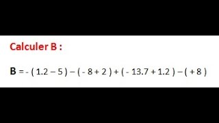 Maths 5ème - Les nombres relatifs repérage Exercice 6