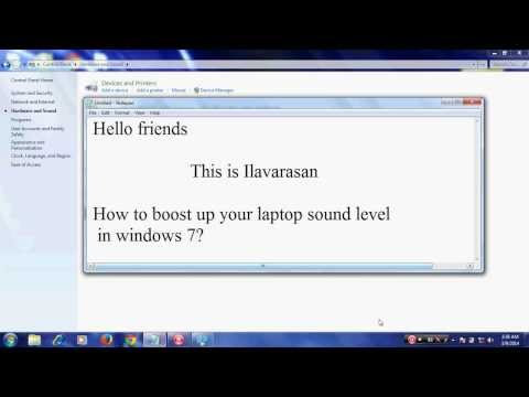 how to boost laptop sound