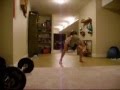 Take shirt off while ball on neck