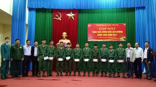 Phường Quang Trung: Gặp mặt động viên công dân lên đường nhập ngũ năm 2017