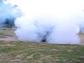 V8 Toyota burning out #1