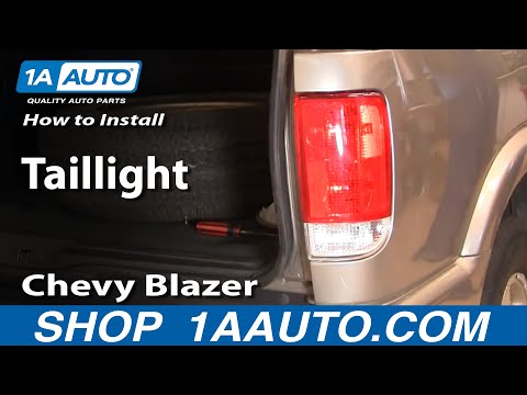 How To Install Replace Taillight Chevy S10 Blazer GMC S15 Jimmy 95-04 1AAuto.com