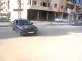 aussie doing a burnout in lebanon in a small street in a bmw