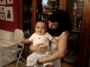 Theo dando seu primeiro tchauzinho Theo dando seu primeiro tchauzinho