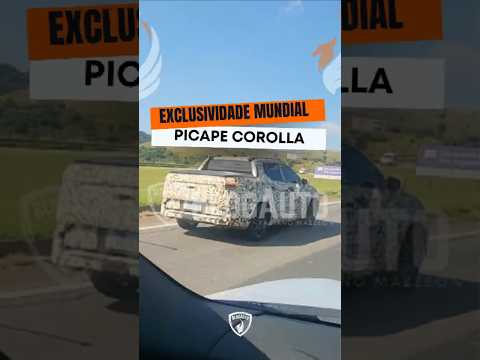 Toyota Corolla Cross Pickup es captada con camuflaje en Brasil