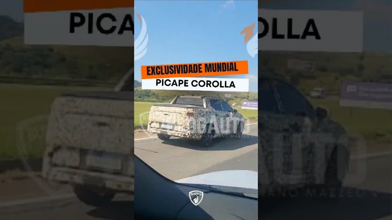 Flagra Mundial: A nova picape Toyota Corolla