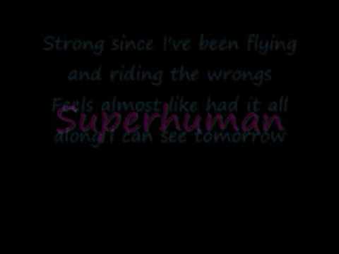 Chris Brown-Superhuman lyrics