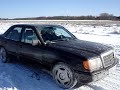 mercedes 124 - jazda na ?niegu