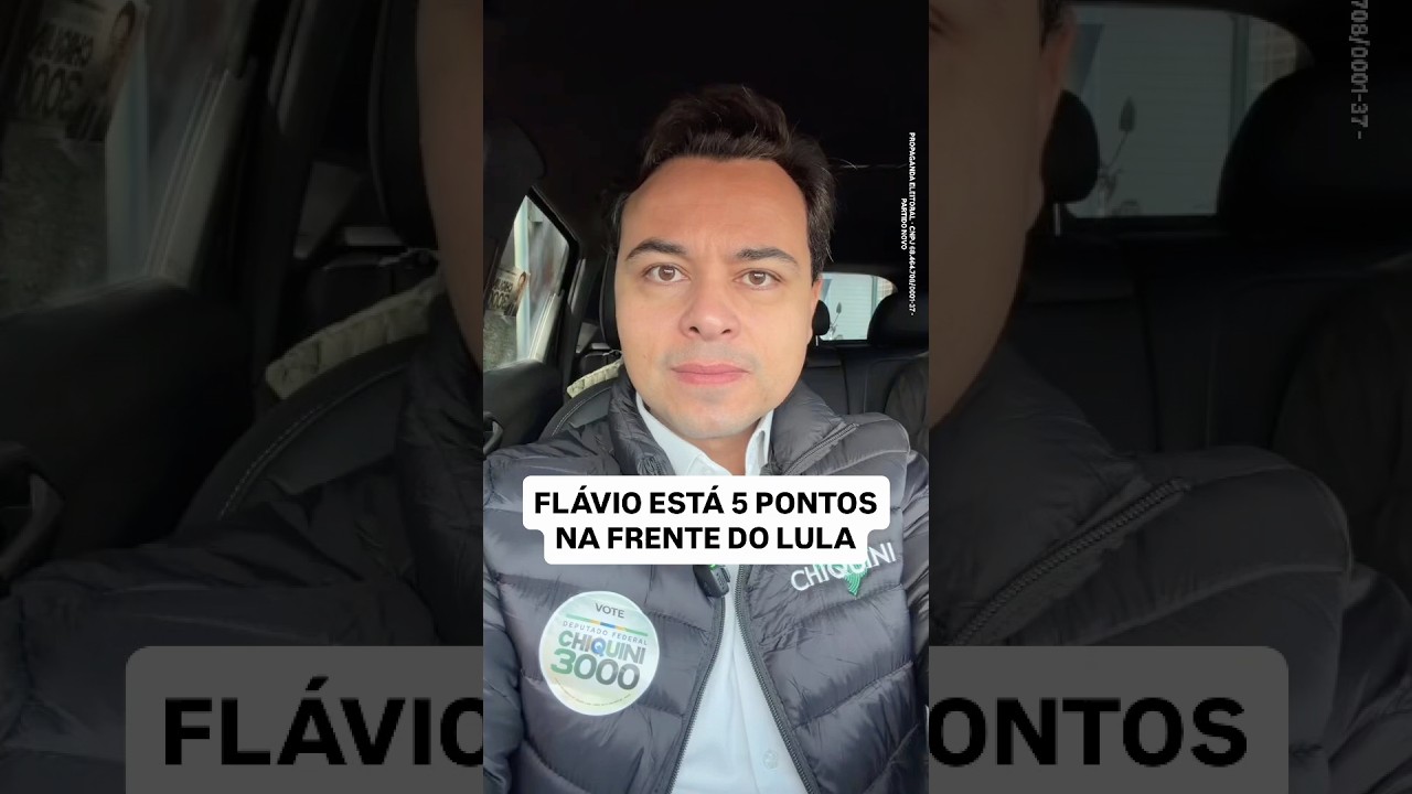 🚨 Flávio Bolsonaro já está 5 pontos na frente do Lula. VAMOS VENCER O LIXO DO PT!
