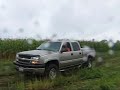 duramax diesel 4x4 mud mudding donuts spinning chevrolet pickup allison black smoke