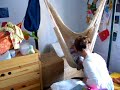 Leah in the hammock