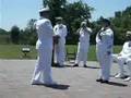 US Navy Retirement Ceremony Passing the Flag & Piping Ashore