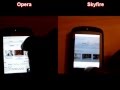 Skyfire beta vs Opera 9.5 (mobile browser battle)
