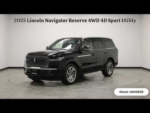 Used 2025 Black Metallic Lincoln Reserve image 1