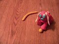 He eats it and he Poops it lol!!!