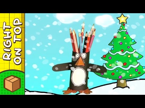 DIY Pencil Holder - Penguin