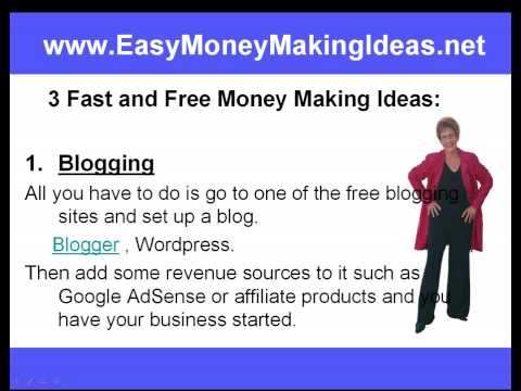 money making - http://www.EasyMoneyMakingIdeas.net When most of us decide that working for someone else stinks and we start our internet marketing career we do it with very...