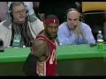 Lebron James 80 foot shot against the Celtics Lebron James 80 foot shot against the Celtics