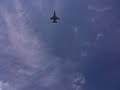 Denver area air show of US army navy airforce F-16 jet flying by incredible speeds