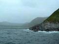 Village of Bleik seen from boat