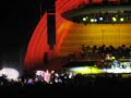 this is a totally blurry clip of people dancing with stuart at belle and sebastian's show at the bowl.