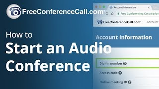 How to Start an Audio Conferencing