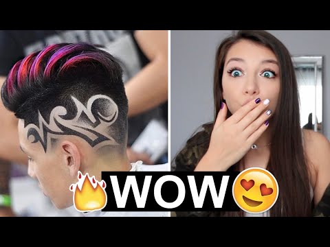 ULTIMATE MEN HAIRCUT TRANSFORMATIONS!! REACTION!