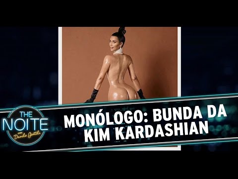 The Noite (13/11/14) - Monólogo: Bunda da Kim Kardashian