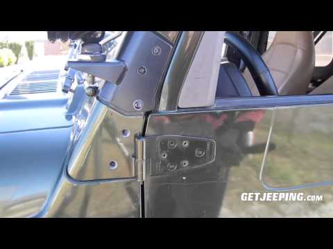 How To: Install Rugged Ridge Mirror Relocation Bracket on Jeep Wrangler TJ – GetJeeping